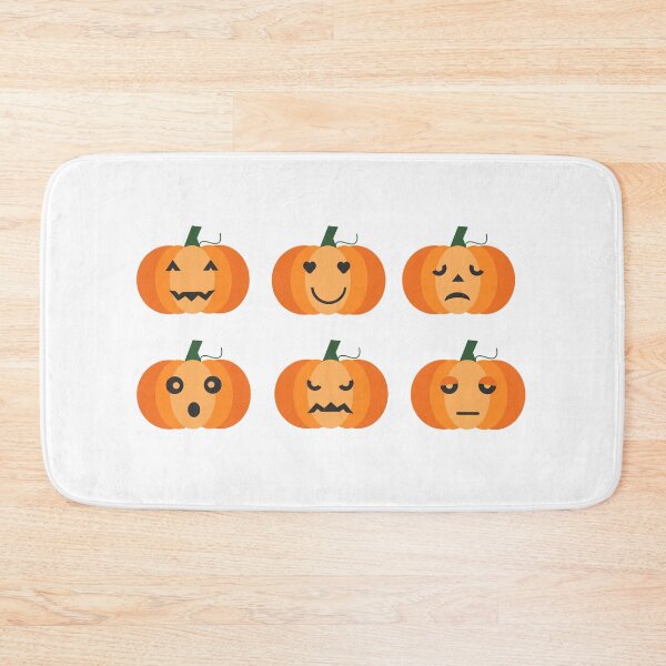 Item preview, Cute Halloween Pumpkins Emoji Set designed and sold by OlhaTironArt.