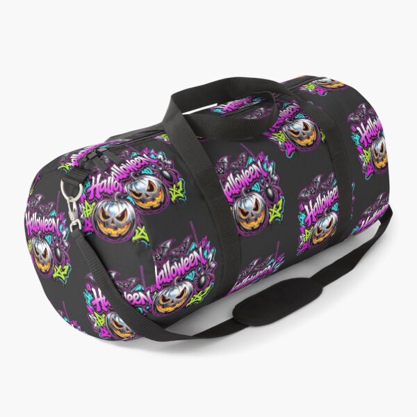 Item preview, Silver Chrome Pumpkin Halloween Graffiti Neon Streetwear designed and sold by CloudyCatArt.