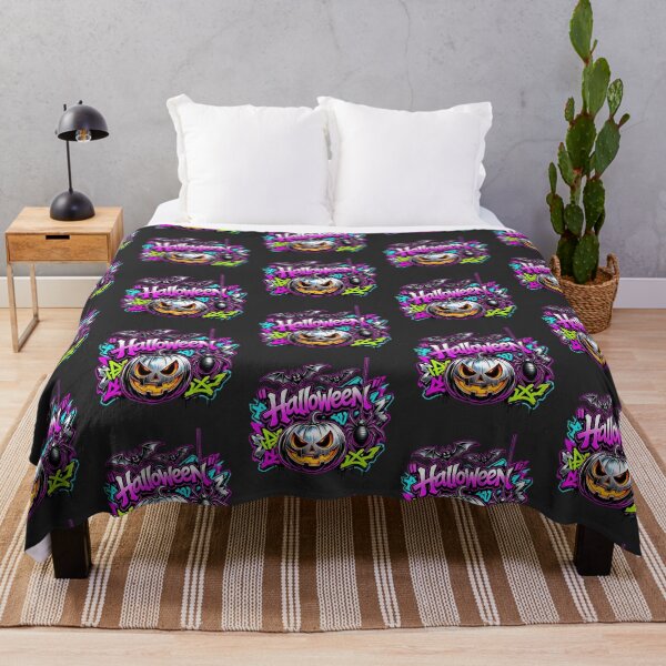 Item preview, Silver Chrome Pumpkin Halloween Graffiti Neon Streetwear designed and sold by CloudyCatArt.