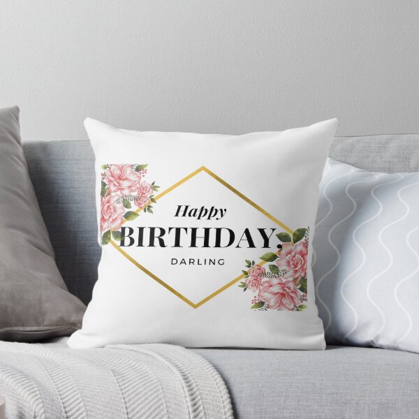 Item preview, Happy birthday darling - roses and flowers designed and sold by WildArtIT.