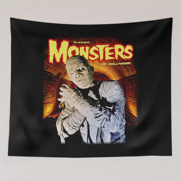 Item preview, Classic Monsters of Hollyweird Mummy Tribute designed and sold by 90snerd.
