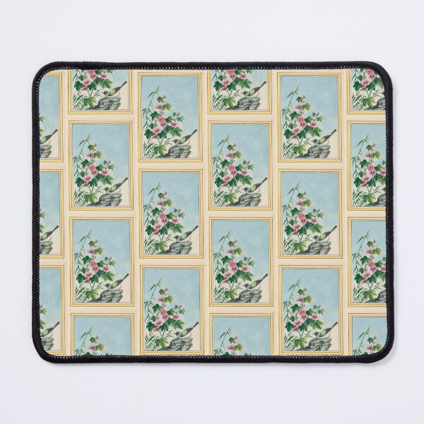 Item preview, Pierre Joseph Buchoz Botanical Pink Blossom Songbird Vintage designed and sold by TeeARTHY.