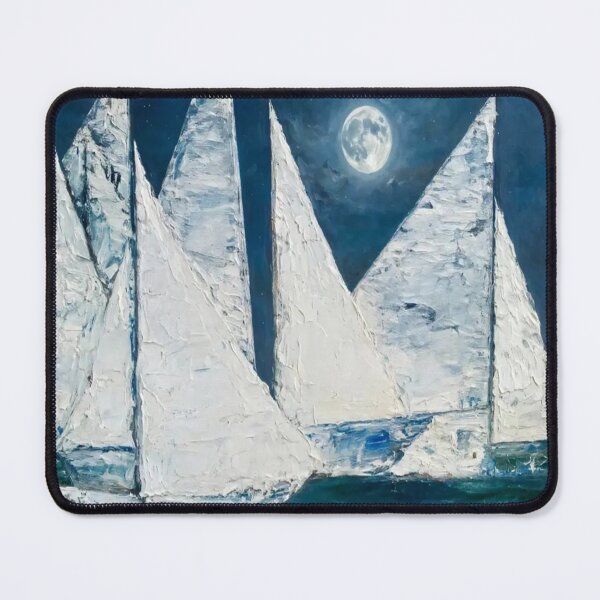 Item preview, sailing by moonlight by charlotte VanRoss designed and sold by Charlotte VanRoss fine art.