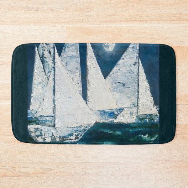 Item preview, sailing by moonlight by charlotte VanRoss designed and sold by Charlotte VanRoss fine art.
