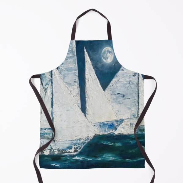 Item preview, sailing by moonlight by charlotte VanRoss designed and sold by Charlotte VanRoss fine art.