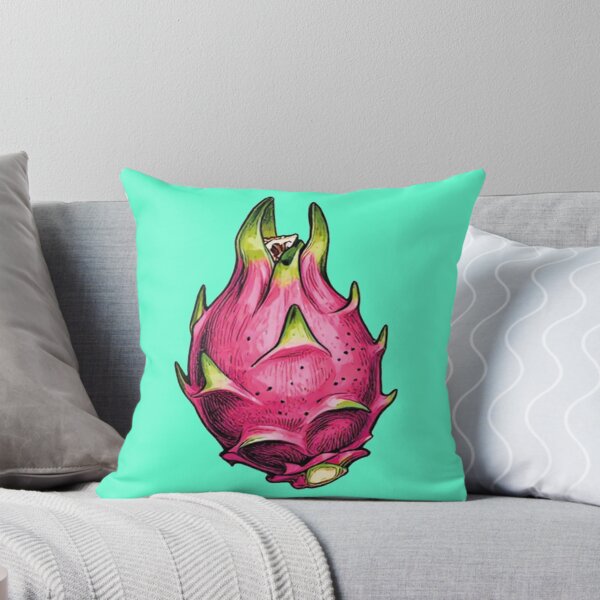 Item preview, Vintage Hand Drawn Pink Dragon Fruit Pitaya designed and sold by WildArtIT.