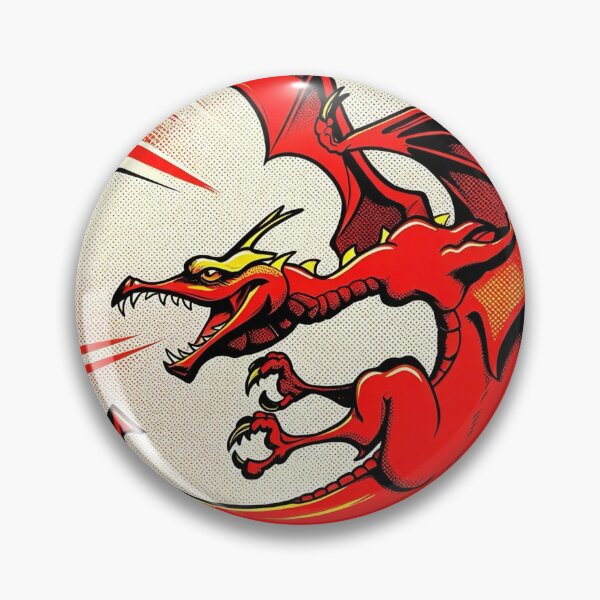 Item preview, Pop art dragon designed and sold by Glenbobagins.