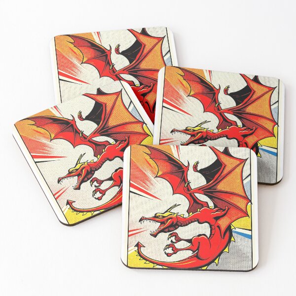 Item preview, Pop art dragon designed and sold by Glenbobagins.
