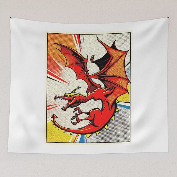 Item preview, Pop art dragon designed and sold by Glenbobagins.