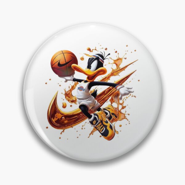 Item preview, Dunking Duck Basketball Splash Graphic Art designed and sold by BlasiseDS.