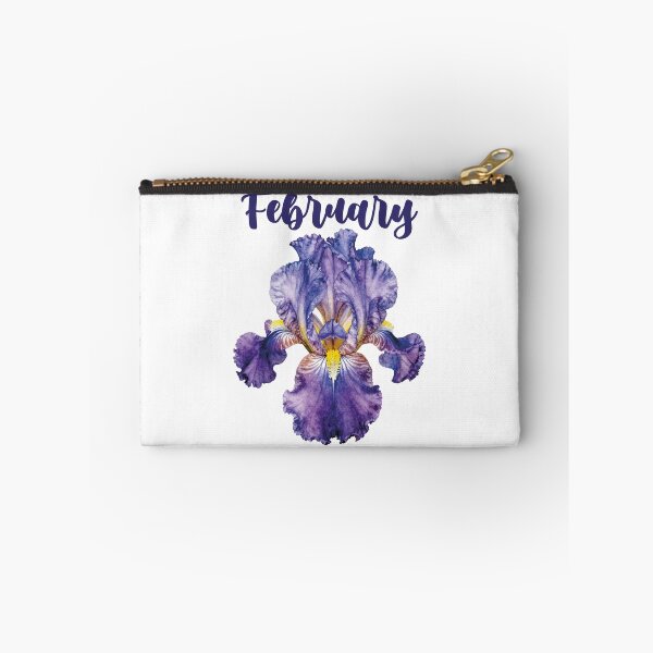 Item preview, Watercolor Purple Iris February Birth Flower designed and sold by WildArtIT.