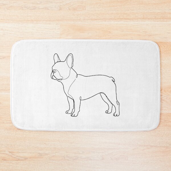 Item preview, French Bulldog One Line Art Dog Line Drawing designed and sold by SayMaria.
