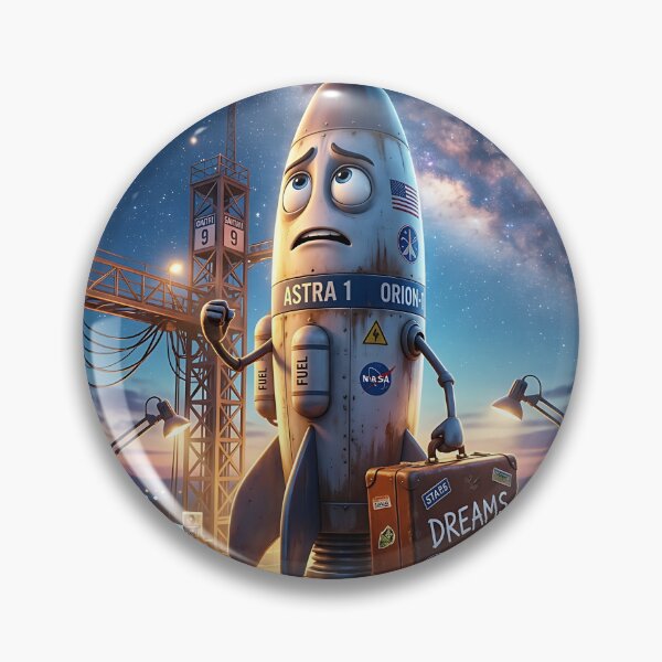 Item preview, Anxious Space Rocket Launch Pad Dreams Journey Motivation designed and sold by Michaelragheb.