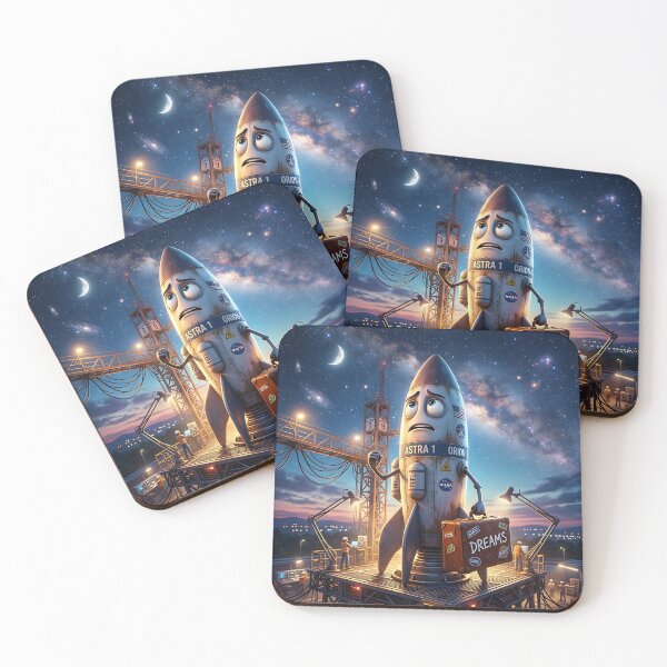 Item preview, Anxious Space Rocket Launch Pad Dreams Journey Motivation designed and sold by Michaelragheb.