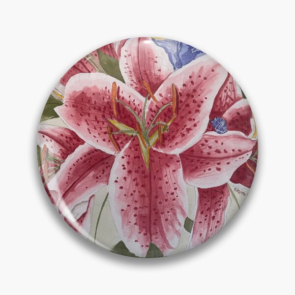 Item preview, 30th Birthday Stargazer & Iris Bouquet designed and sold by Shira Fleming.
