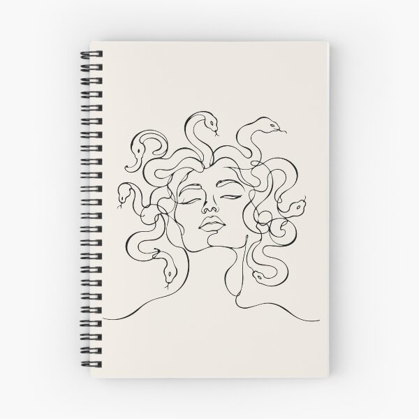 Item preview, Head of Medusa Line Art - Greek Mythology Gorgon designed and sold by FemmePod.