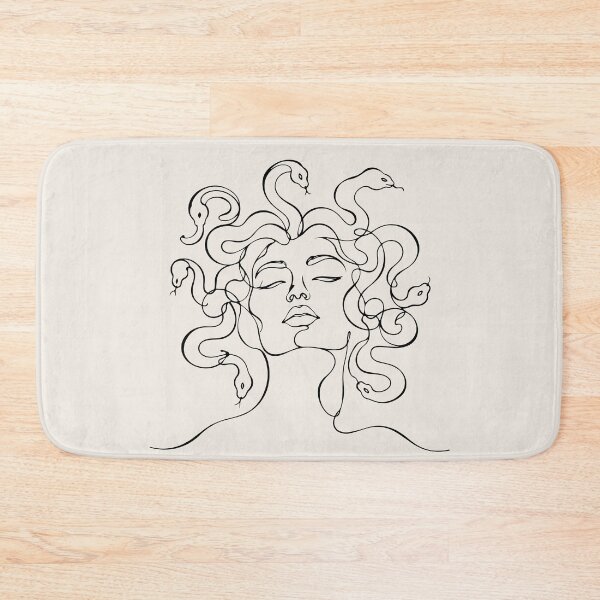 Item preview, Head of Medusa Line Art - Greek Mythology Gorgon designed and sold by FemmePod.