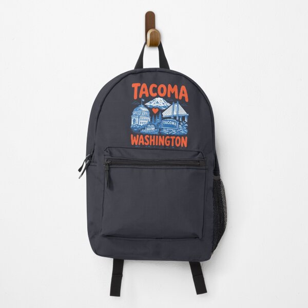 Item preview, Tacoma Washington Cute Retro City designed and sold by HowToCanadian.