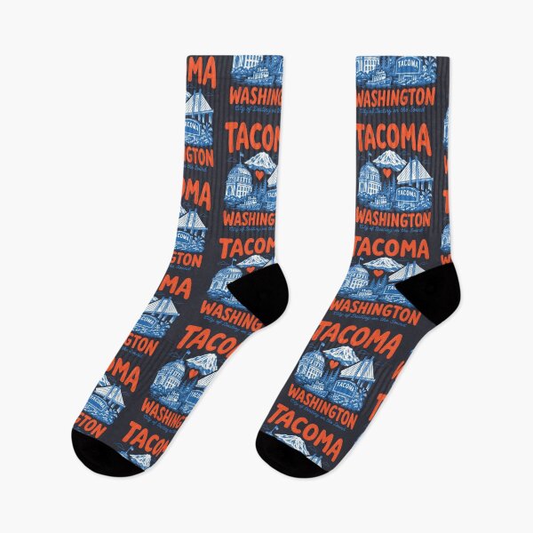 Item preview, Tacoma, Washington, una linda ciudad retro. designed and sold by HowToCanadian.