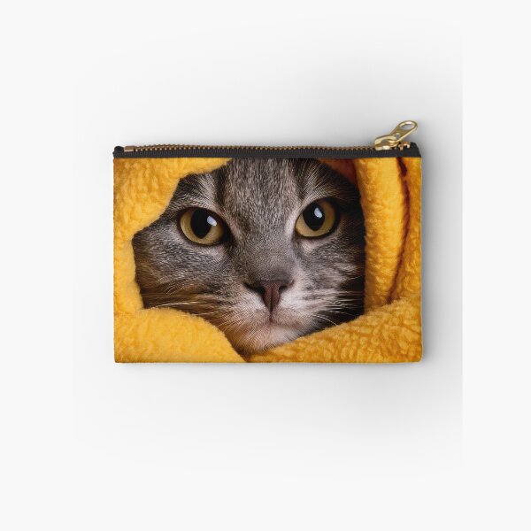 Item preview, Gray Tabby Cat in Blanket 01 designed and sold by Elisabeth Lucas.