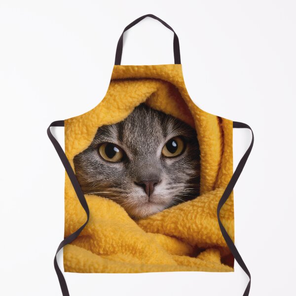 Item preview, Gray Tabby Cat in Blanket 01 designed and sold by Elisabeth Lucas.