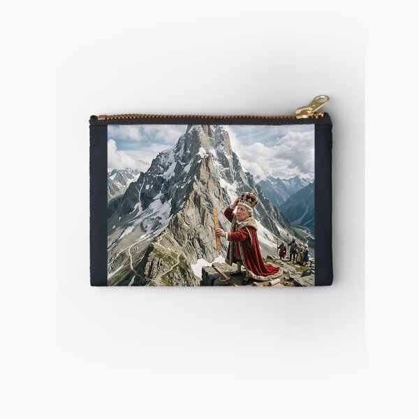 Item preview, King Measuring Alpine Mountain With Small Wooden Ruler designed and sold by Michaelragheb.