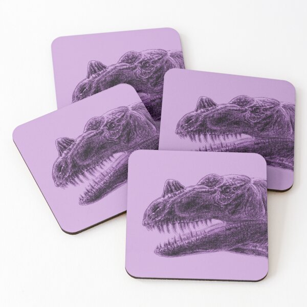 Item preview, Cráneo de Carnosaurus en color púrpura. designed and sold by Dinosaurdream.