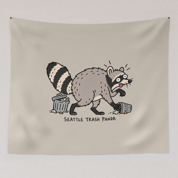 Item preview, Seattle Trash Panda Funny Raccoon designed and sold by BrooklynRhodes.