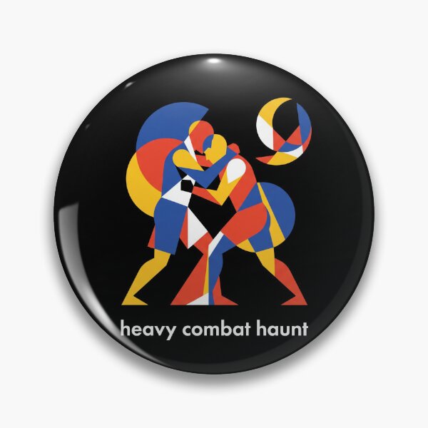 Item preview, Heavy Combat Haunt Abstract Wrestling Geometric Bauhaus designed and sold by TeNovaStudio ⭐⭐⭐⭐⭐.