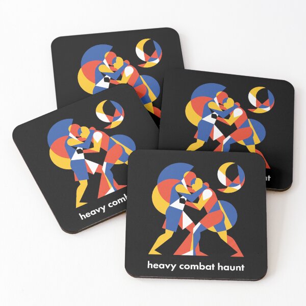 Item preview, Heavy Combat Haunt Abstract Wrestling Geometric Bauhaus designed and sold by TeNovaStudio ⭐⭐⭐⭐⭐.