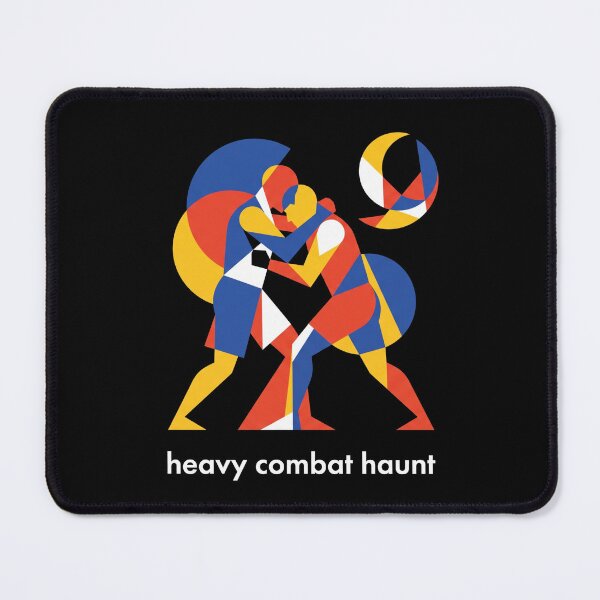 Item preview, Heavy Combat Haunt Abstract Wrestling Geometric Bauhaus designed and sold by TeNovaStudio ⭐⭐⭐⭐⭐.