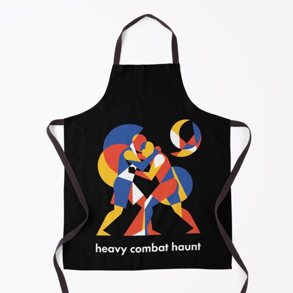 Item preview, Heavy Combat Haunt Abstract Wrestling Geometric Bauhaus designed and sold by TeNovaStudio ⭐⭐⭐⭐⭐.