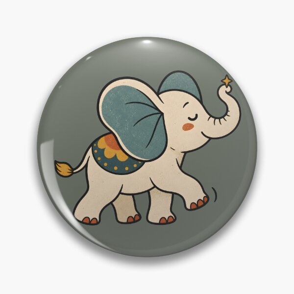 Item preview, Gentle Elephant Carrying a Tiny Star designed and sold by  MAD's Recreation Studio.