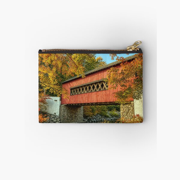 Item preview, Wooddale Covered Bridge color designed and sold by gotucoveredart.