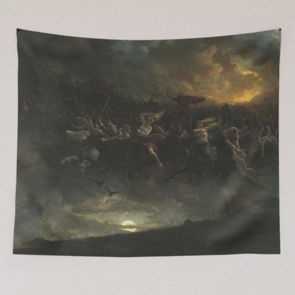 Item preview, The Wild Hunt of Odin - Peter Nicolai Arbo 1872 designed and sold by forgottenbeauty.