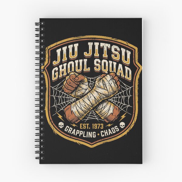 Item preview, Jiu Jitsu Ghoul Squad Halloween BJJ Grappling Chaos Crest designed and sold by TeNovaStudio ⭐⭐⭐⭐⭐.