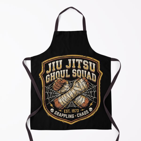 Item preview, Jiu Jitsu Ghoul Squad Halloween BJJ Grappling Chaos Crest designed and sold by TeNovaStudio ⭐⭐⭐⭐⭐.