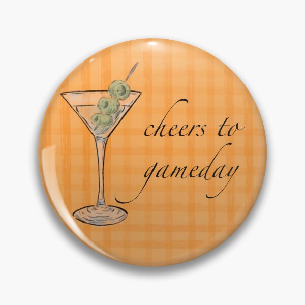 Item preview, Orange Cheers to Gameday designed and sold by khylasmith.