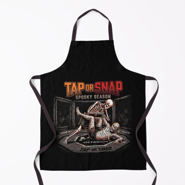 Item preview, Tap Or Snap Spooky Season Skeleton Armbar MMA Cage Halloween designed and sold by TeNovaStudio ⭐⭐⭐⭐⭐.