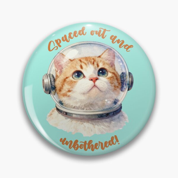 Item preview, Cat in space suit - spaced out and unbothered designed and sold by WildArtIT.