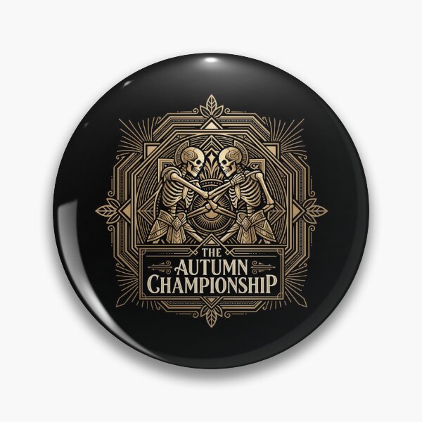 Item preview, The Autumn Championship Skeletons Wrestling Art Deco Tournament designed and sold by TeNovaStudio ⭐⭐⭐⭐⭐.