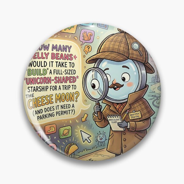 Item preview, Search Detective Stanley Investigating Absurd Internet Queries designed and sold by Michaelragheb.