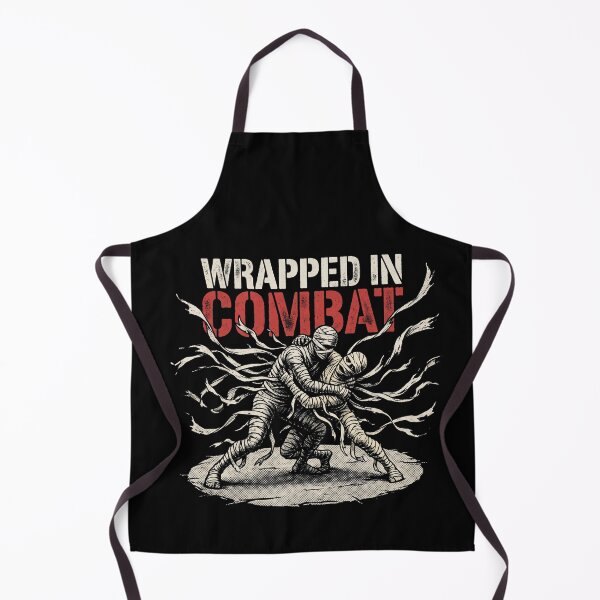 Item preview, Wrapped In Combat Mummy Wrestling BJJ Grappling Halloween designed and sold by TeNovaStudio ⭐⭐⭐⭐⭐.