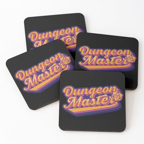 Item preview, Dungeon Master – Bold Retro RPG Dice Art designed and sold by ttrpgist.