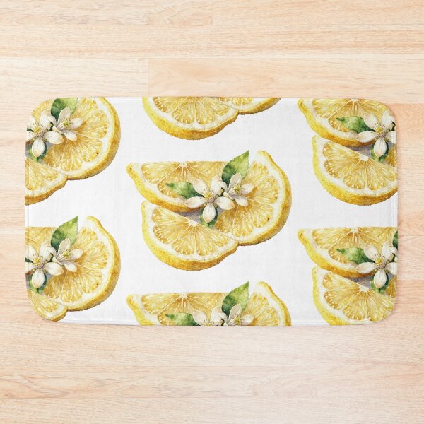 Item preview, Lemon flowers and slices - amalfi watercolor designed and sold by WildArtIT.