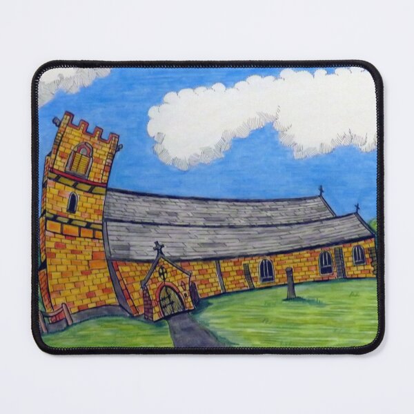 Item preview, 1150 - ST. MARY'S CHURCH, RUABON - DAVE EDWARDS - MIXED MEDIA - 2026 designed and sold by BLYTHART.
