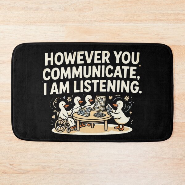Item preview, However You Communicate I'm Listening AAC SLP Silly Goose designed and sold by Dabbing Turtle Designs.