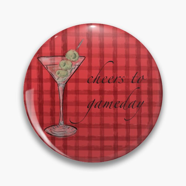 Item preview, Red Cheers to Gameday designed and sold by khylasmith.