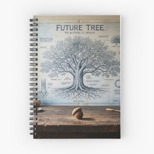 Item preview, Future Tree Blueprint of Growth Oak Acorn Potential designed and sold by Michaelragheb.