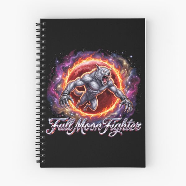 Item preview, Full Moon Fighter Werewolf MMA Blood Moon Halloween designed and sold by TeNovaStudio ⭐⭐⭐⭐⭐.